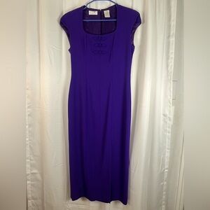 Liz Claiborne Women’s Vintage Purple knot Dresss